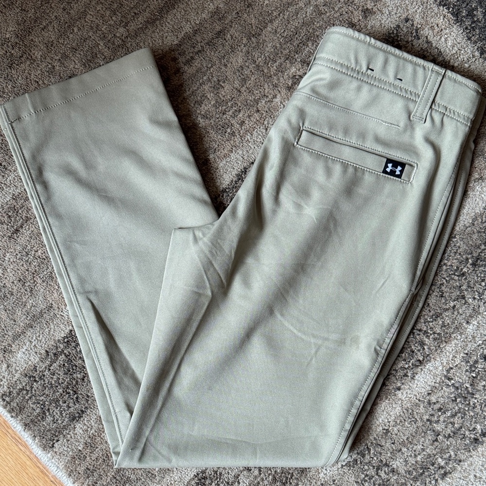 Under Armour Boys Tan Golf Pants